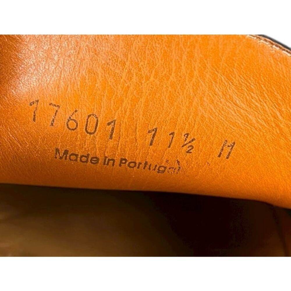 Magnanni Mens Miengo Black Leather Slip-On Almond Toe Loafers Shoes Size 11.5 - Picture 5 of 5